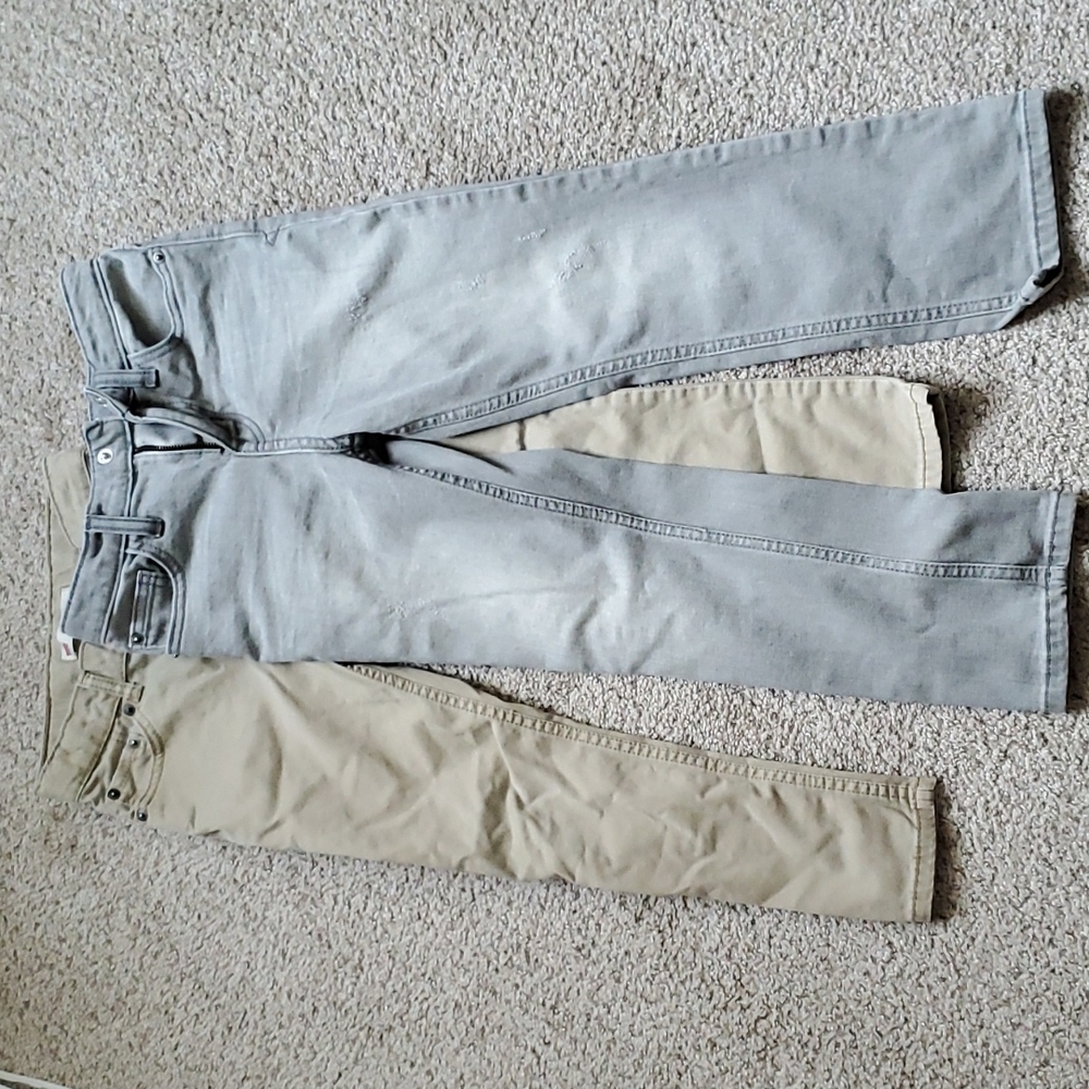 Boy pants x 2 size 7